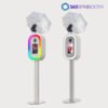 DSLR Oval Photo Booth with LED Light for Sale