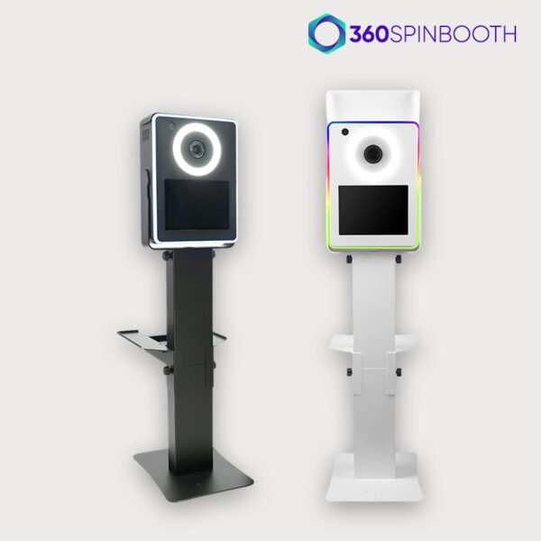 DSLR Photo Booth Shell with Printer Shelf & Bounce Card PS1 balck and white