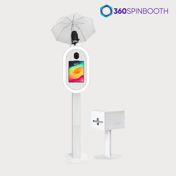 ipad dslr photo booth with printer white