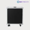 flight case for ipad photo booth with ring light