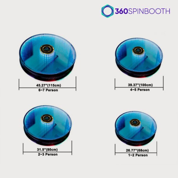 360 photo booth glass