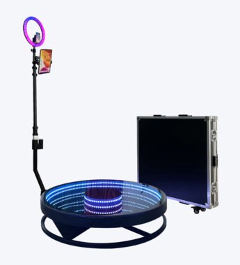 360 infinity glass photo booth