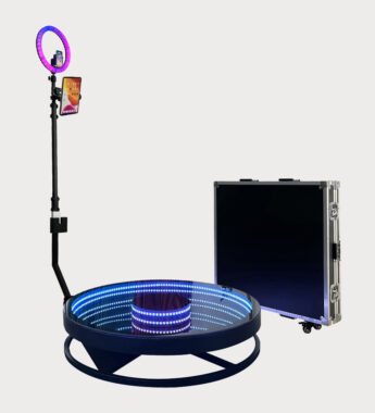 360 infinity glass photo booth